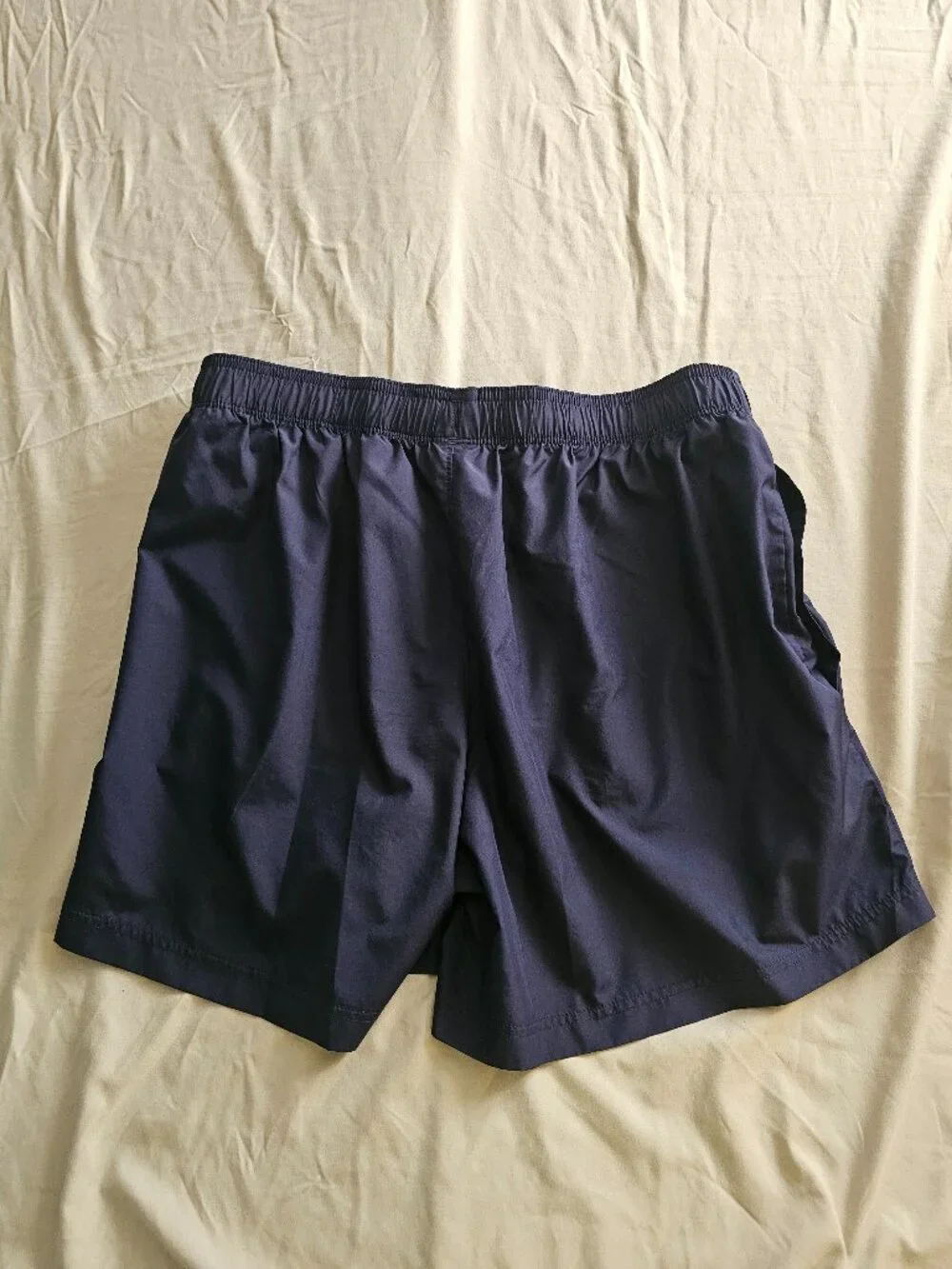 Under Armour Mens Woven Training Shorts Large Navy Blue Athletic Running Gym Gea